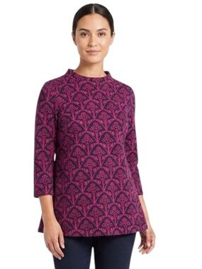 Boden Jacquard Print Top